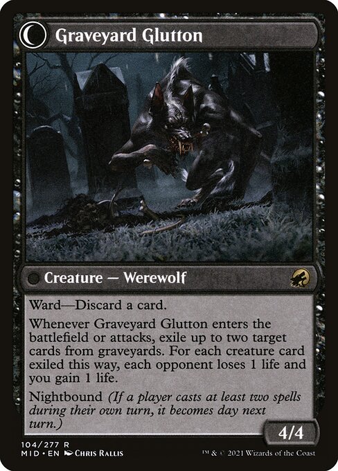 Graveyard Trespasser // Graveyard Glutton (back face)