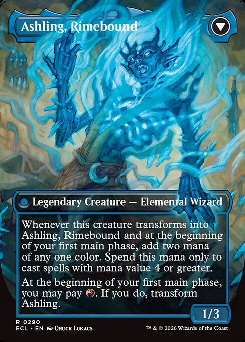 Ashling, Rekindled // Ashling, Rimebound (back face)