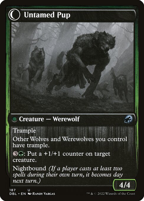Hound Tamer // Untamed Pup (back face)