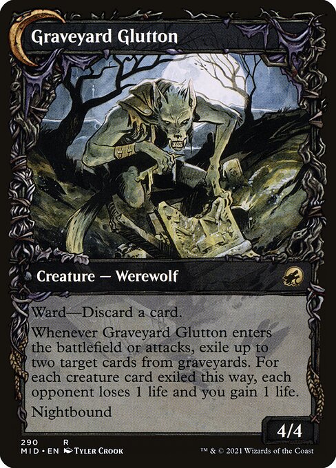 Graveyard Trespasser // Graveyard Glutton (back face)