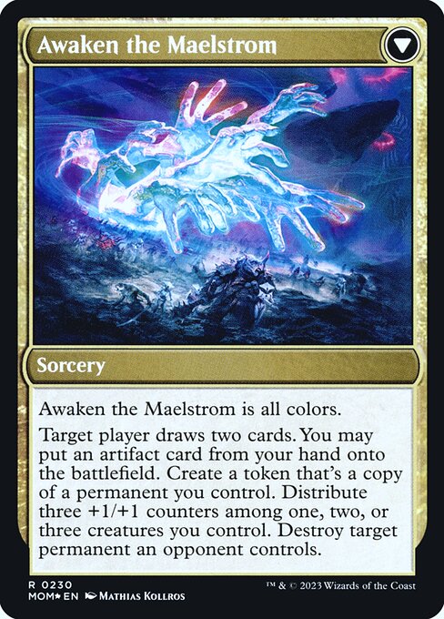 Invasion of Alara // Awaken the Maelstrom (back face)