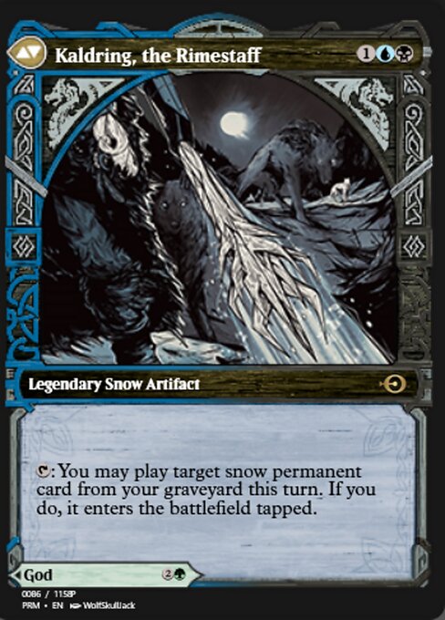 Jorn, God of Winter // Kaldring, the Rimestaff (back face)