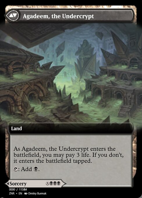 Agadeem's Awakening // Agadeem, the Undercrypt (back face)