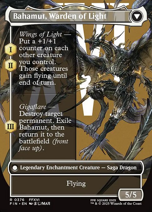 Dion, Bahamut's Dominant // Bahamut, Warden of Light (back face)