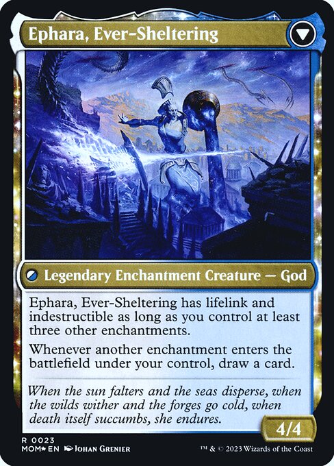 Invasion of Theros // Ephara, Ever-Sheltering (back face)