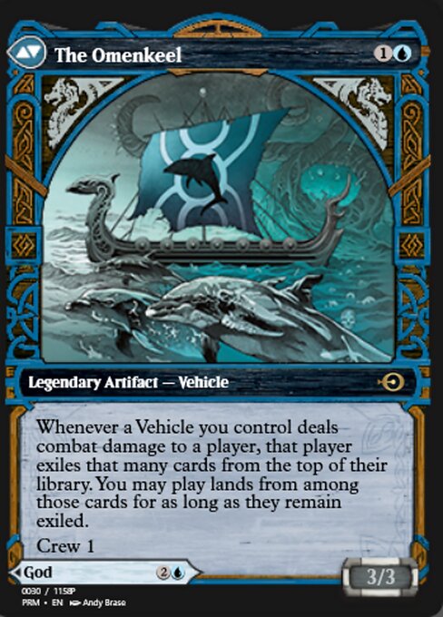 Cosima, God of the Voyage // The Omenkeel (back face)