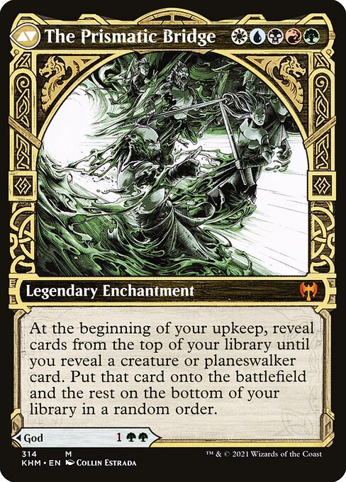 Esika, God of the Tree // The Prismatic Bridge (back face)