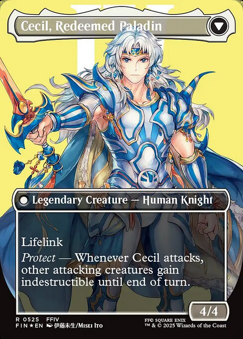 Cecil, Dark Knight // Cecil, Redeemed Paladin (back face)