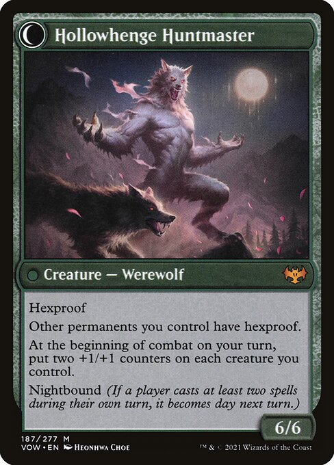 Avabruck Caretaker // Hollowhenge Huntmaster (back face)
