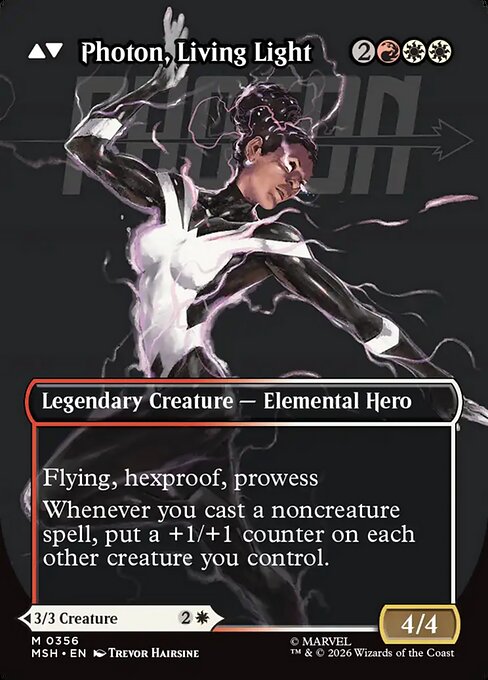 Monica Rambeau // Photon, Living Light (back face)