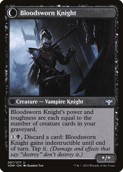 Bloodsworn Squire // Bloodsworn Knight (back face)