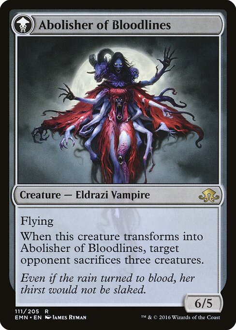 Voldaren Pariah // Abolisher of Bloodlines (back face)