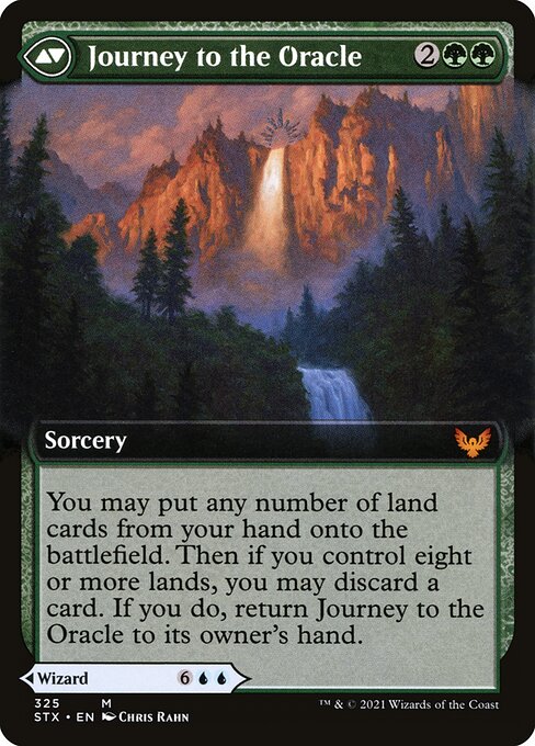 Jadzi, Oracle of Arcavios // Journey to the Oracle (back face)
