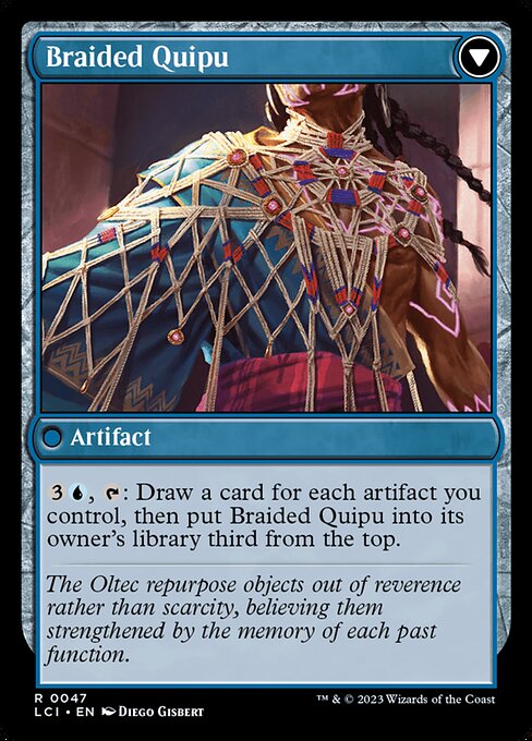 Braided Net // Braided Quipu (back face)
