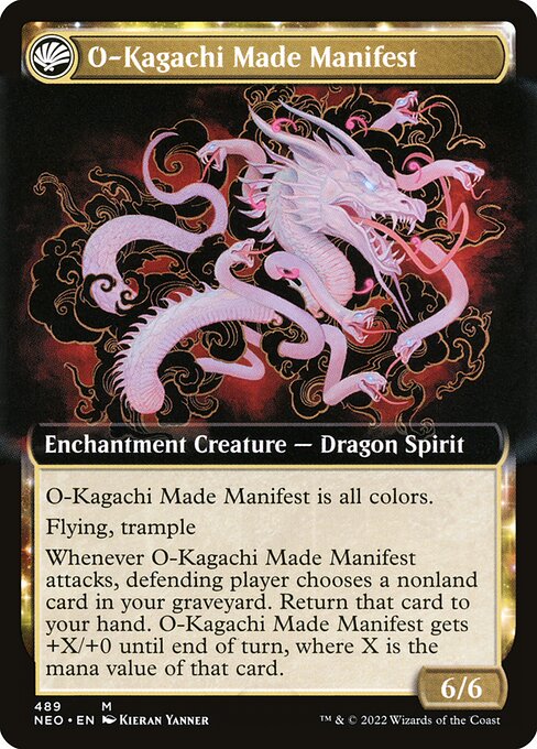The Kami War // O-Kagachi Made Manifest (back face)