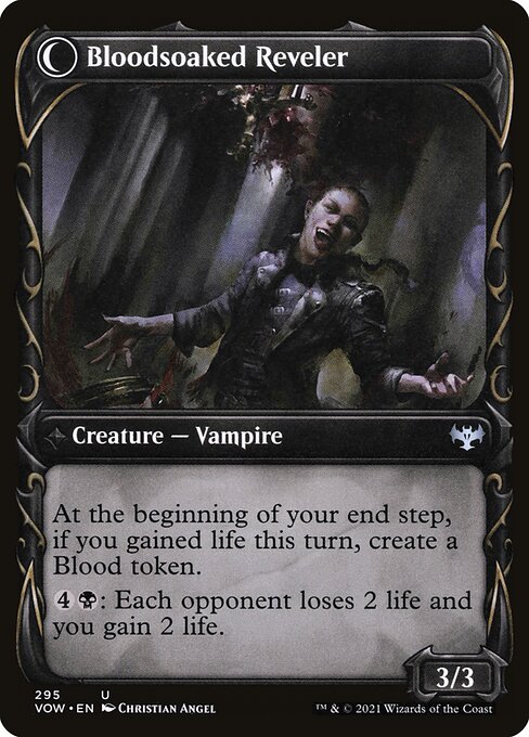 Restless Bloodseeker // Bloodsoaked Reveler (back face)