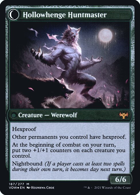 Avabruck Caretaker // Hollowhenge Huntmaster (back face)