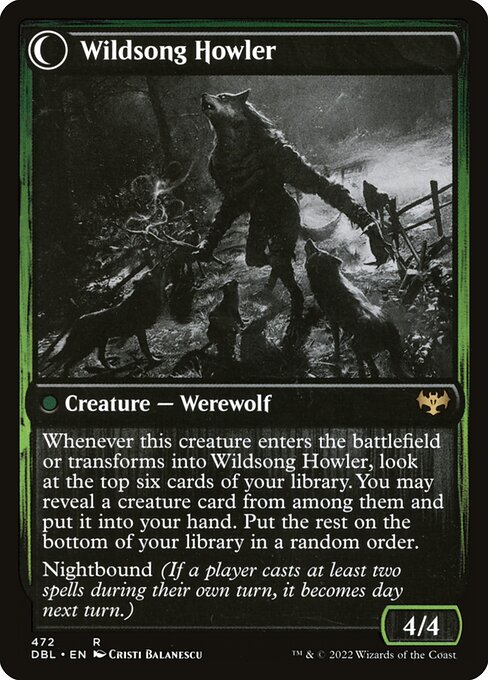 Howlpack Piper // Wildsong Howler (back face)