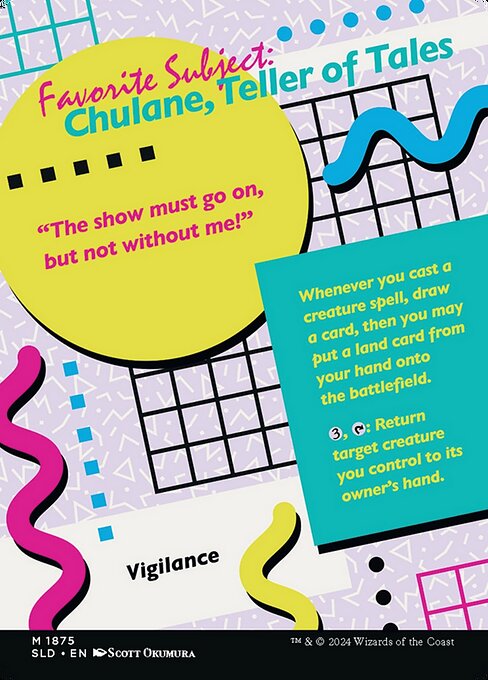 Chulane, Teller of Tales // Chulane, Teller of Tales (back face)