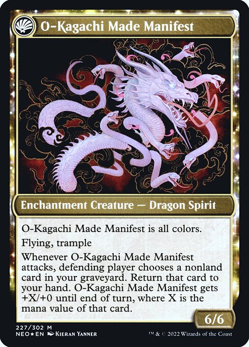 The Kami War // O-Kagachi Made Manifest (back face)