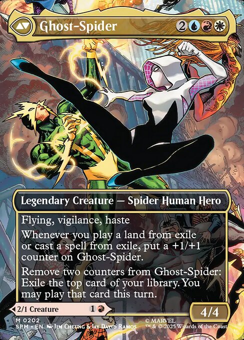 Gwen Stacy // Ghost-Spider (back face)
