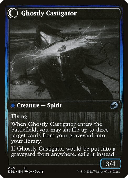 Covetous Castaway // Ghostly Castigator (back face)