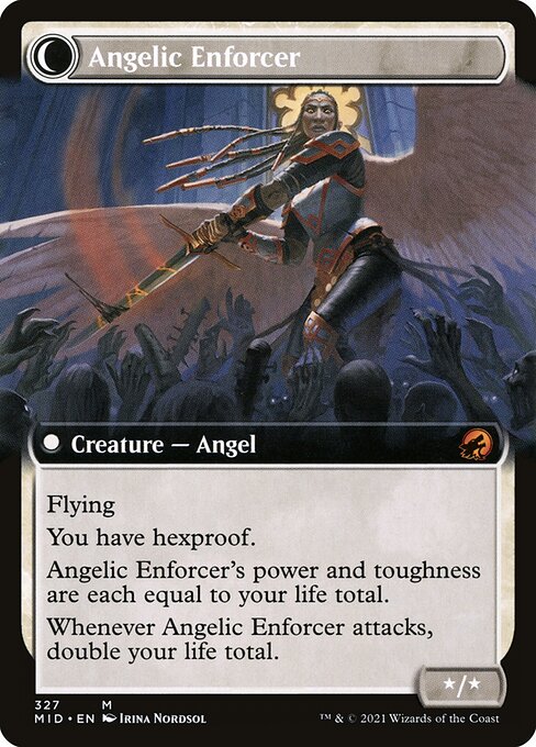 Enduring Angel // Angelic Enforcer (back face)