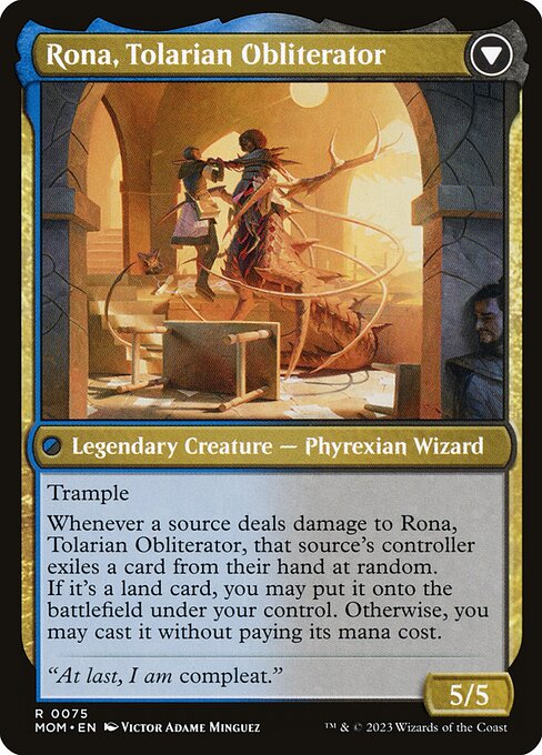 Rona, Herald of Invasion // Rona, Tolarian Obliterator (back face)