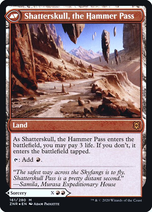 Shatterskull Smashing // Shatterskull, the Hammer Pass (back face)
