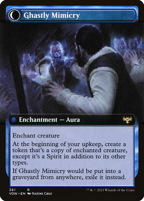 Mirrorhall Mimic // Ghastly Mimicry (back face)