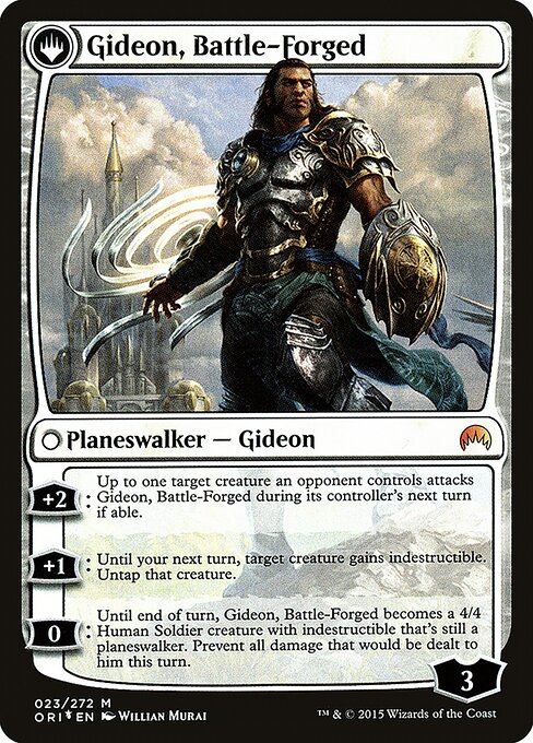 Kytheon, Hero of Akros // Gideon, Battle-Forged (back face)
