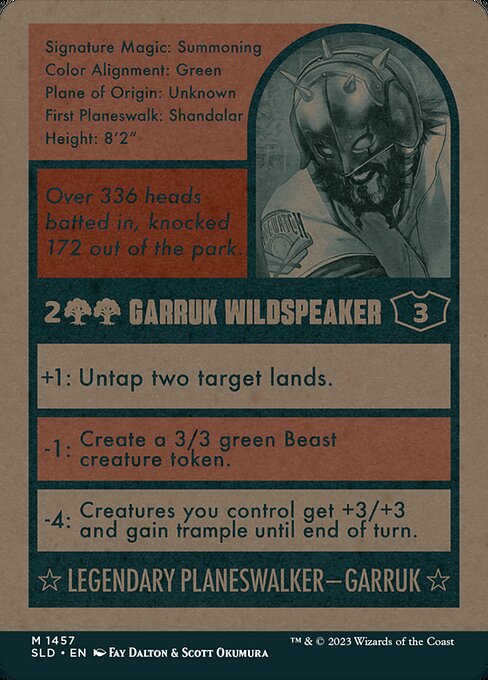 Garruk Wildspeaker // Garruk Wildspeaker (back face)