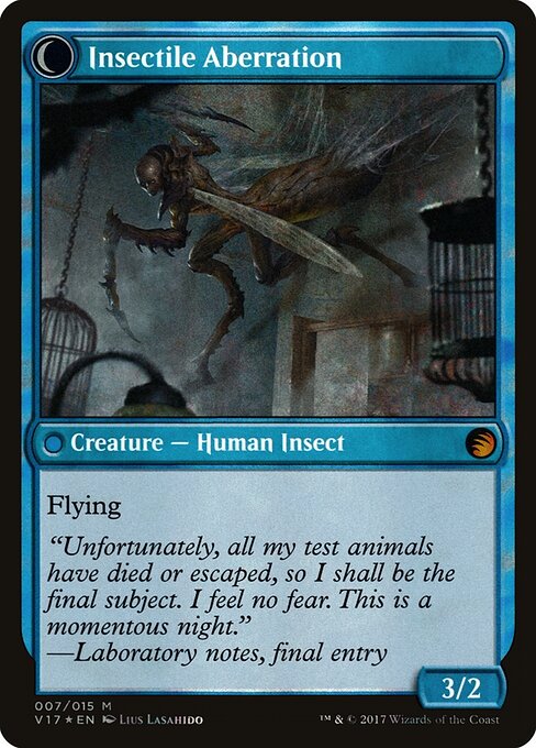 Delver of Secrets // Insectile Aberration (back face)