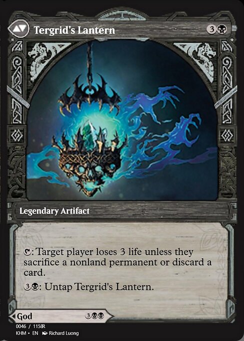 Tergrid, God of Fright // Tergrid's Lantern (back face)