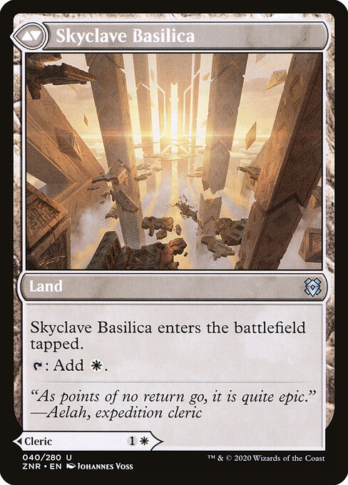 Skyclave Cleric // Skyclave Basilica (back face)