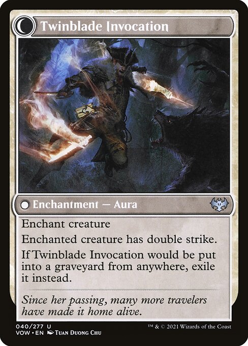 Twinblade Geist // Twinblade Invocation (back face)