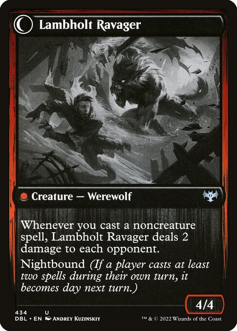 Lambholt Raconteur // Lambholt Ravager (back face)
