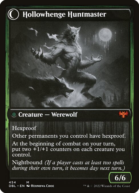 Avabruck Caretaker // Hollowhenge Huntmaster (back face)