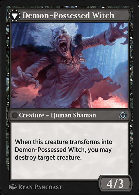 Kindly Stranger // Demon-Possessed Witch (back face)