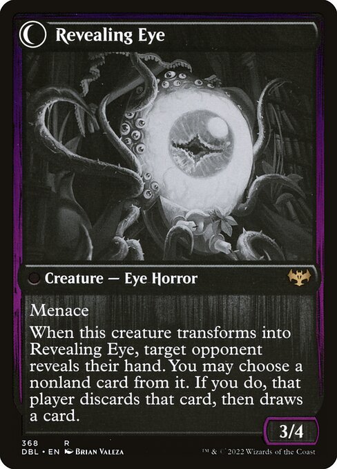 Concealing Curtains // Revealing Eye (back face)