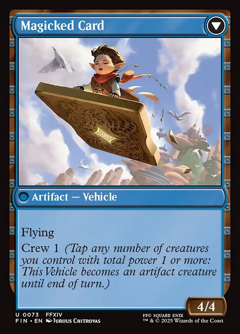 Sidequest: Card Collection // Magicked Card (back face)