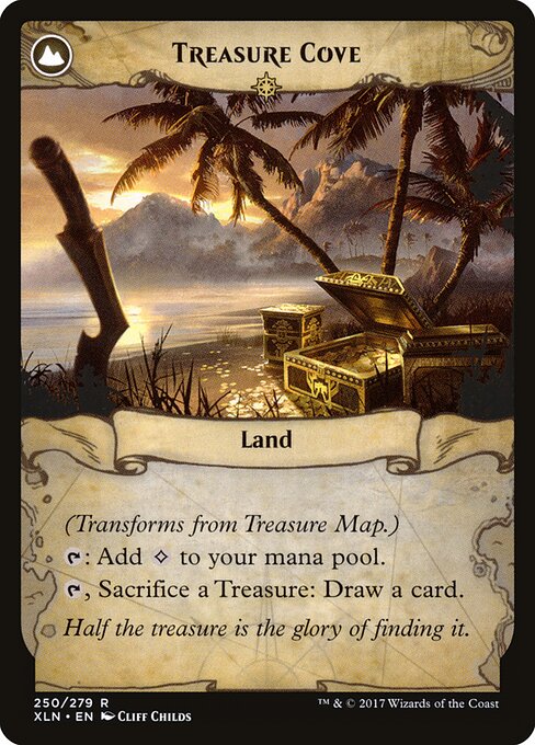 Treasure Map // Treasure Cove (back face)