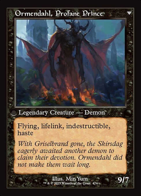 Westvale Abbey // Ormendahl, Profane Prince (back face)