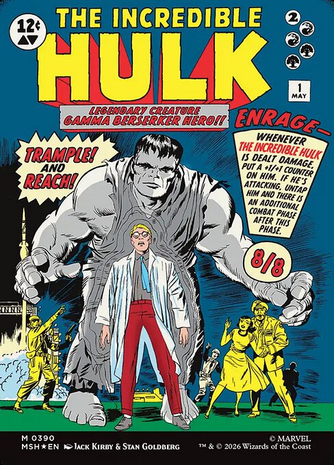 Bruce Banner // The Incredible Hulk (back face)