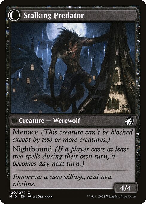 Shady Traveler // Stalking Predator (back face)