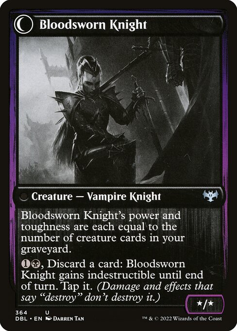 Bloodsworn Squire // Bloodsworn Knight (back face)