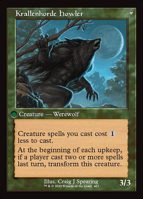 Duskwatch Recruiter // Krallenhorde Howler (back face)