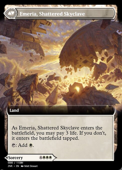 Emeria's Call // Emeria, Shattered Skyclave (back face)