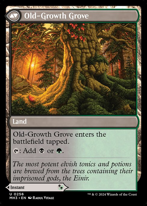 Revitalizing Repast // Old-Growth Grove (back face)