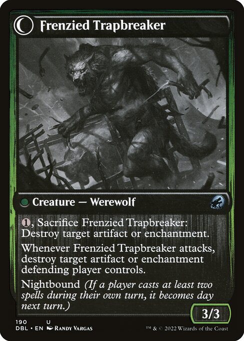 Outland Liberator // Frenzied Trapbreaker (back face)